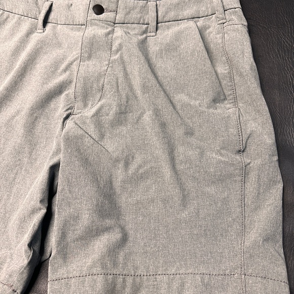 Hollister Gray Flat Front Shorts Casual Essential - Picture 2 of 5